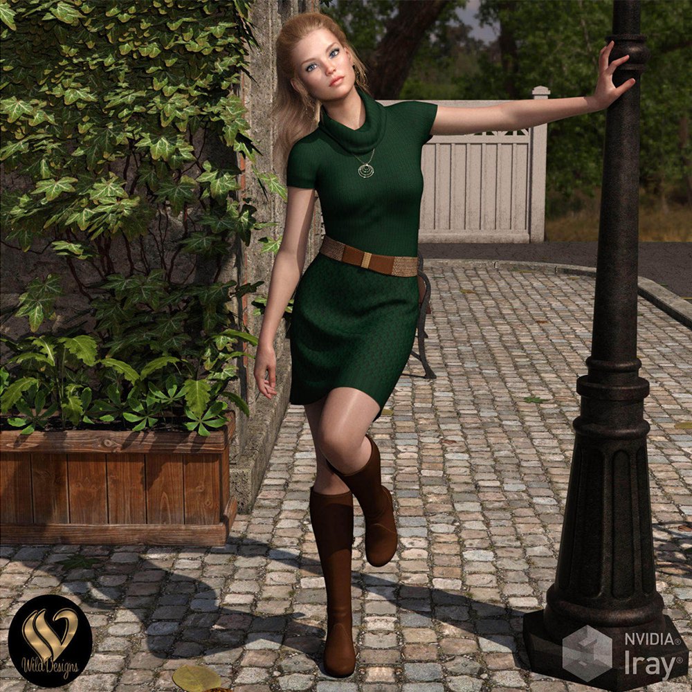 dForce Jocelyn Outfit for Genesis 8 Females_DAZ3D下载站
