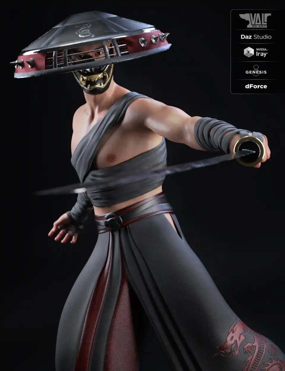 dForce Senshi Outfit for Genesis 8 Male(s)_DAZ3DDL