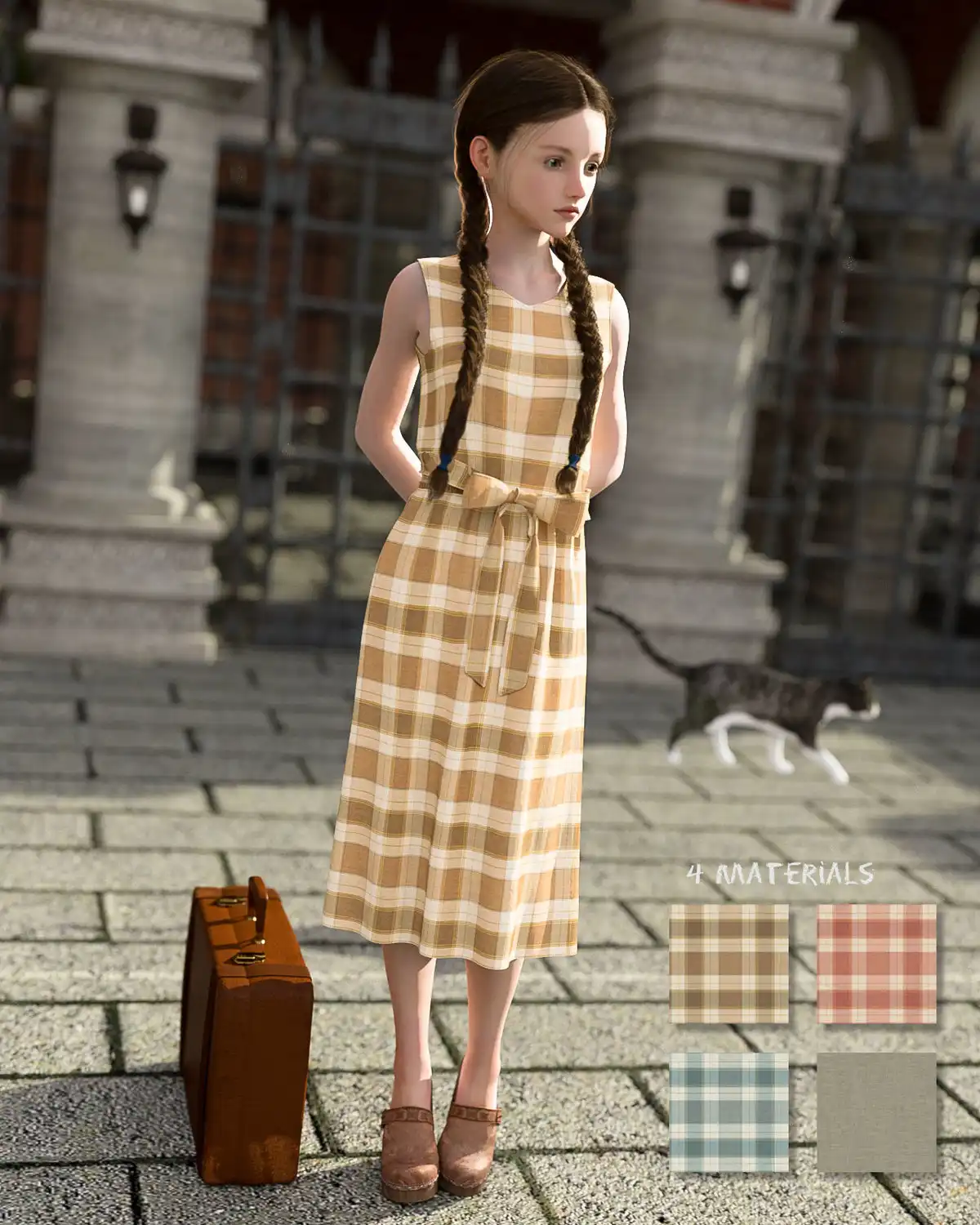 dForce Sleeveless Dress for G8F_DAZ3DDL