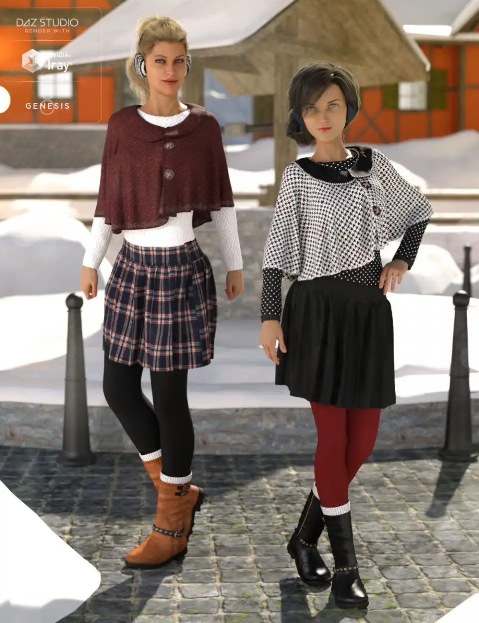 dForce Wonderland Outfit Textures_DAZ3D下载站