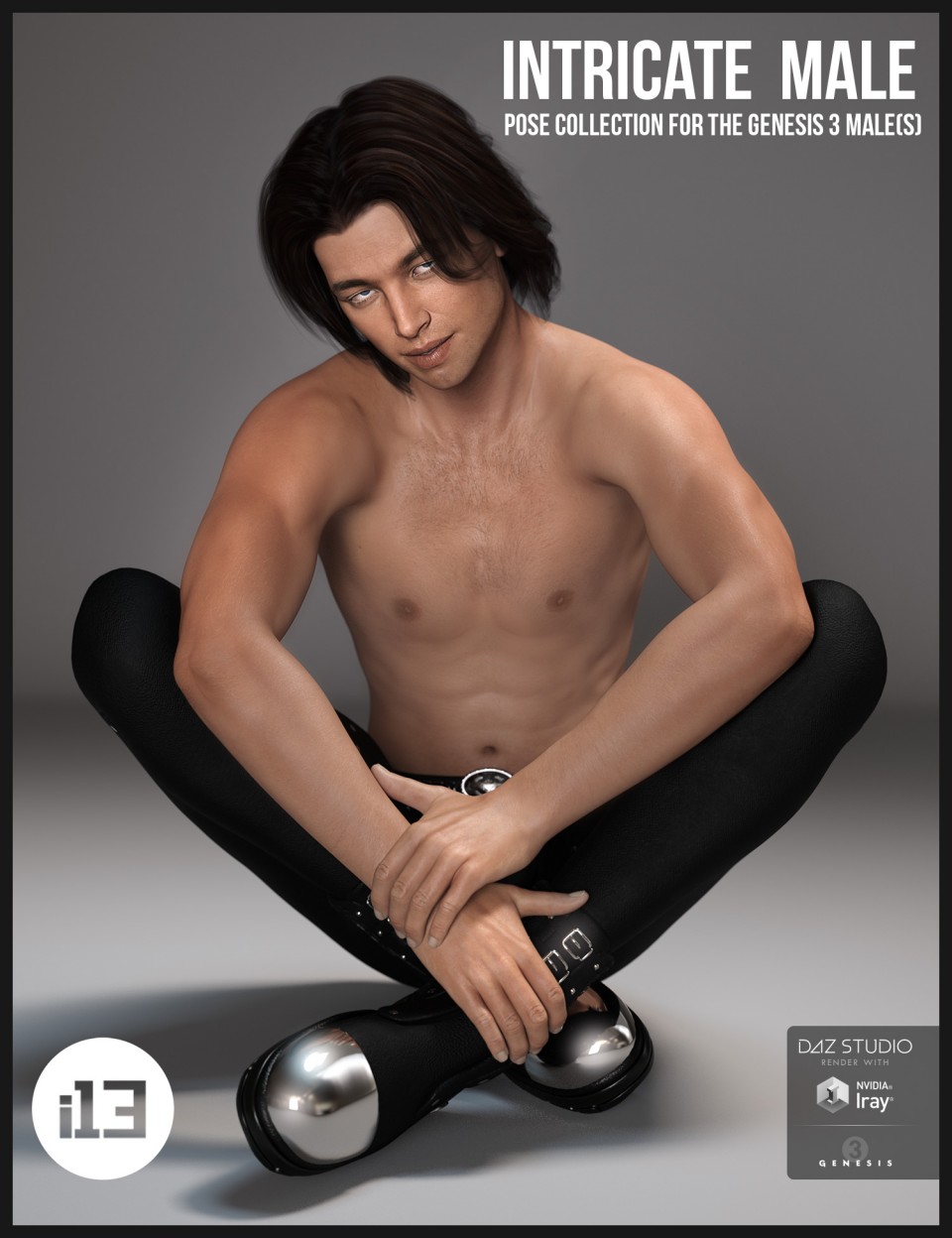 i13 Intricate Male Pose Collection for the Genesis 3 Male(s)_DAZ3D下载站