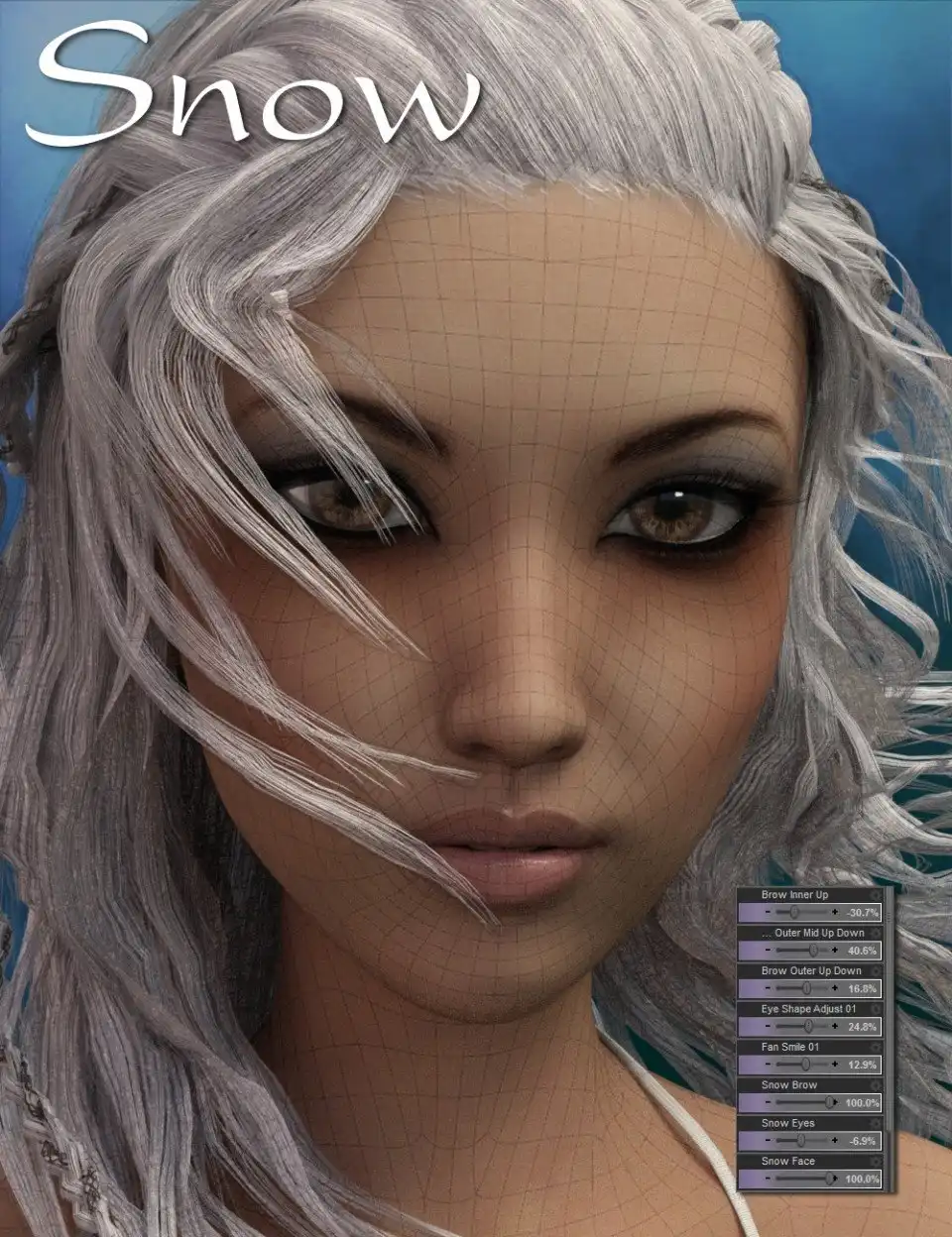 Aiko 7 Head Morph Resource Kit 1_DAZ3D下载站