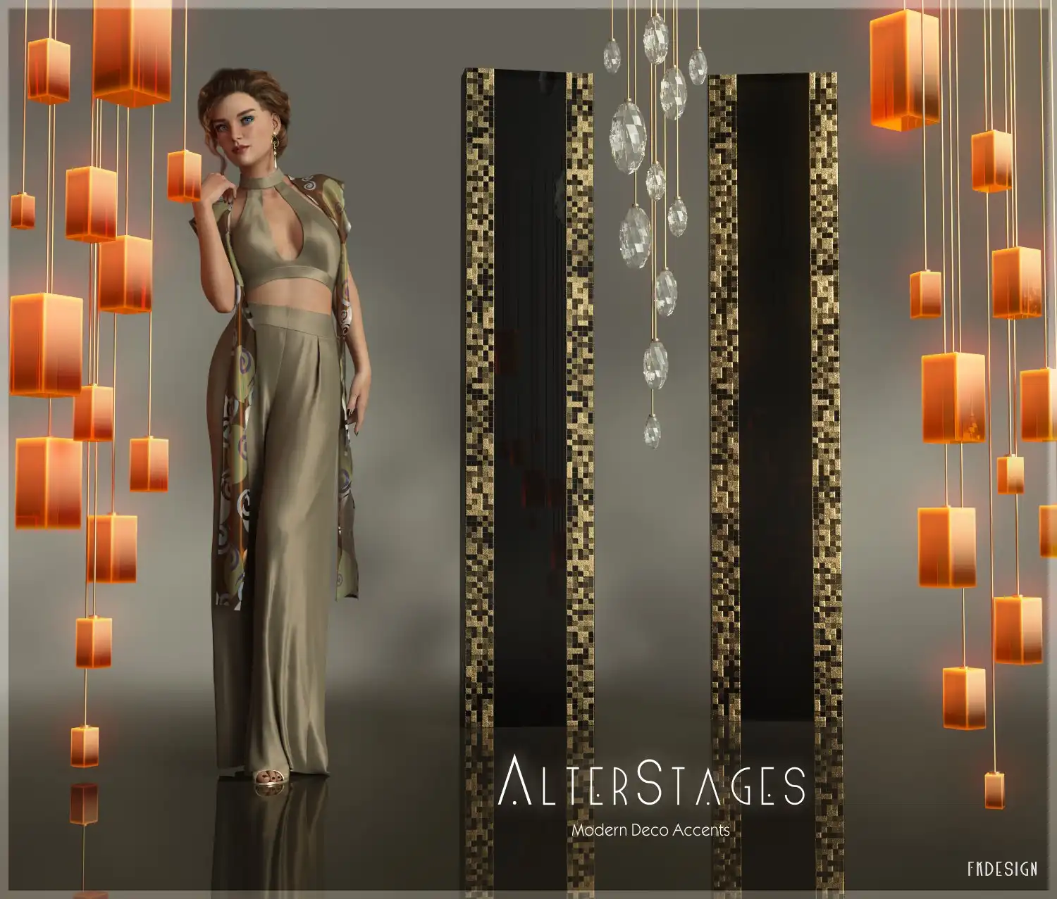 AlterStages – Modern Deco Accents_DAZ3D下载站