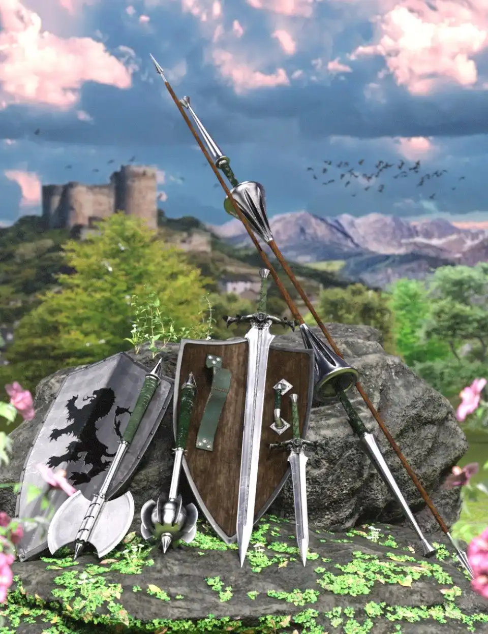 Avalon Weapons Collection_DAZ3DDL