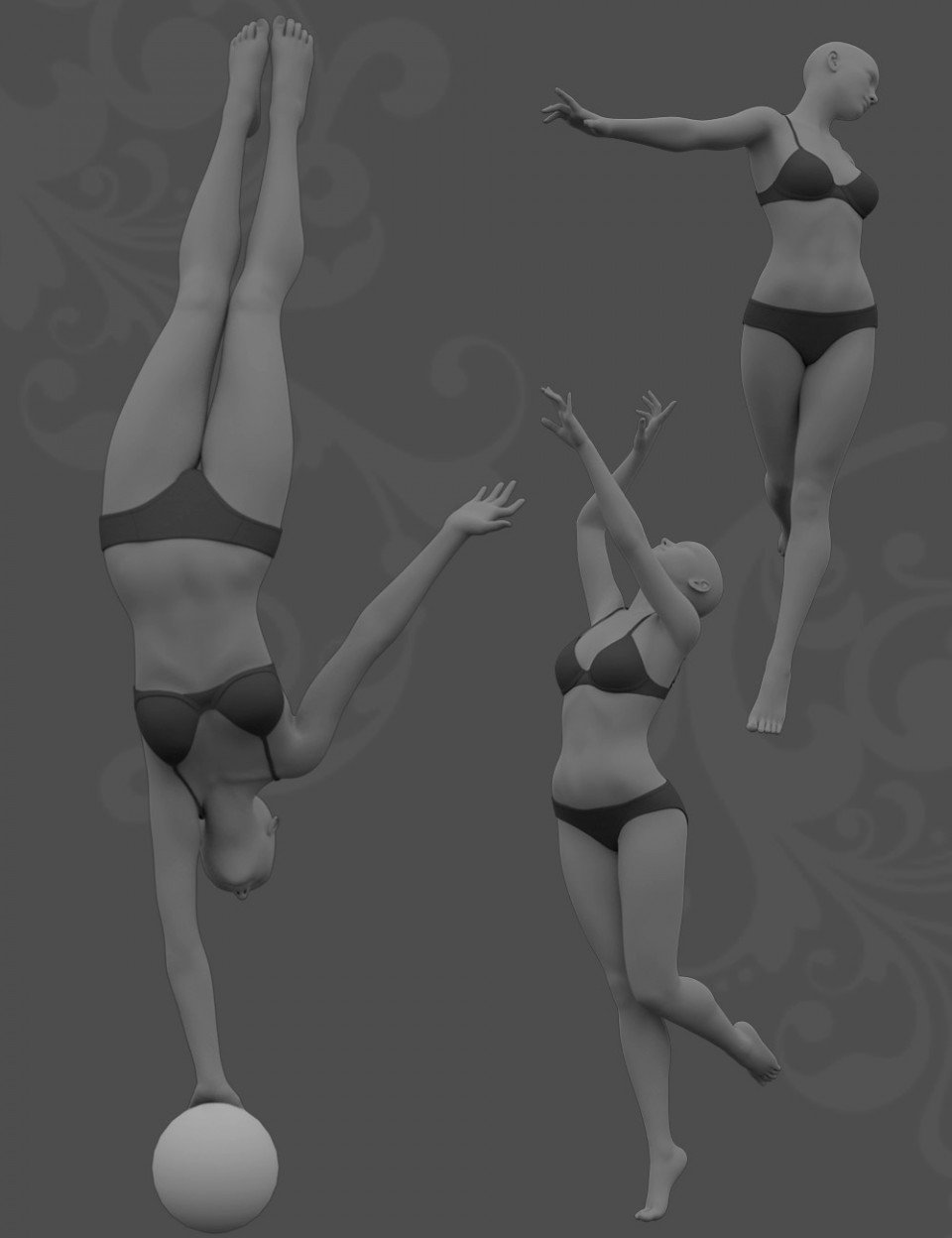Balance Poses for Genesis 8 Female_DAZ3DDL