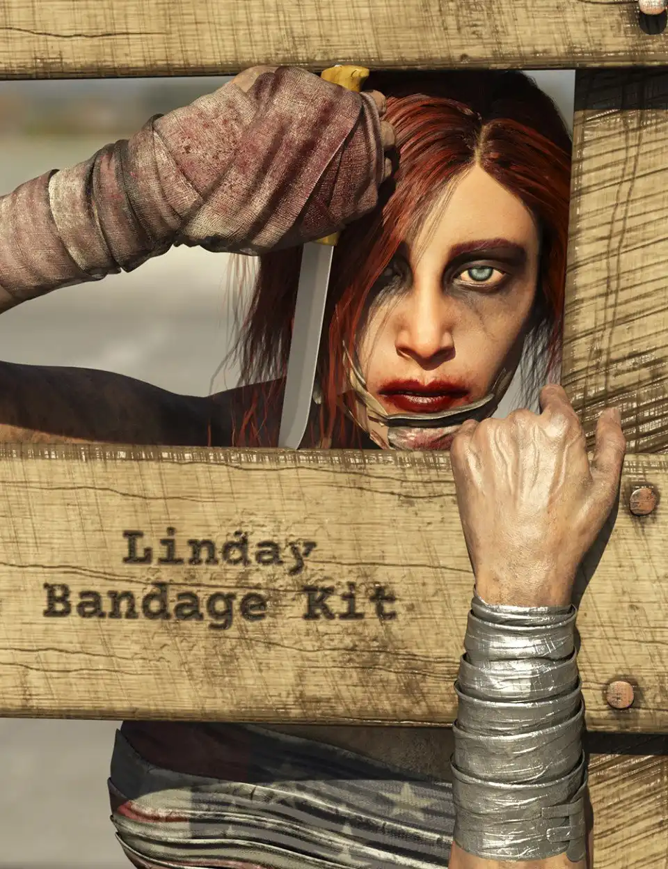 Bandage Kit for Genesis 8 Female(s)_DAZ3D下载站
