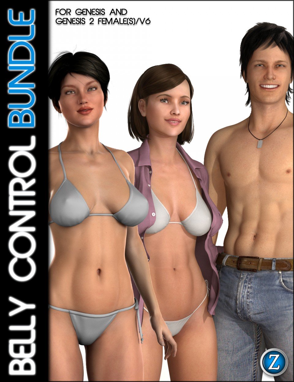 Belly Control Bundle_DAZ3D下载站
