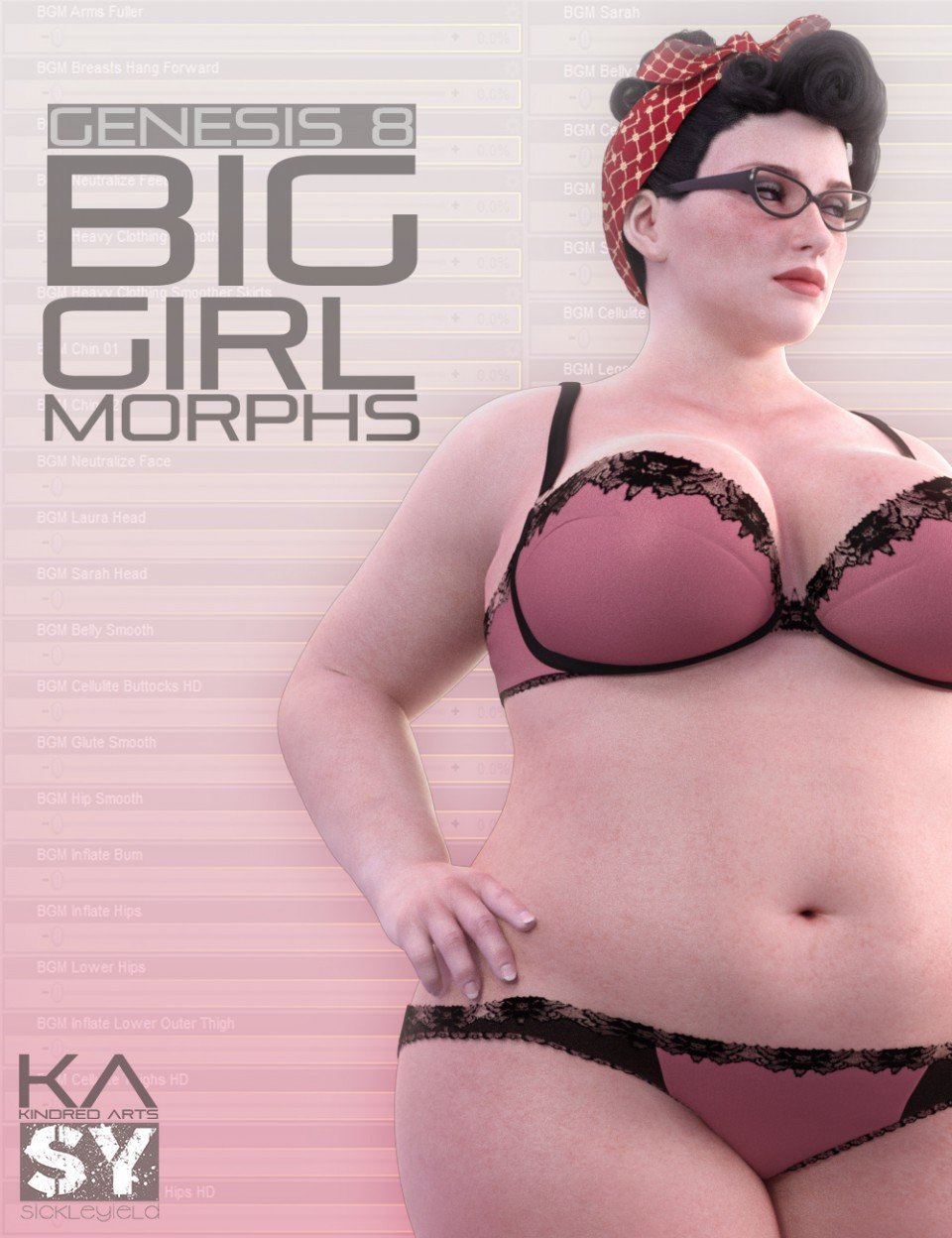Big Girl Morphs for Genesis 8 Female_DAZ3D下载站