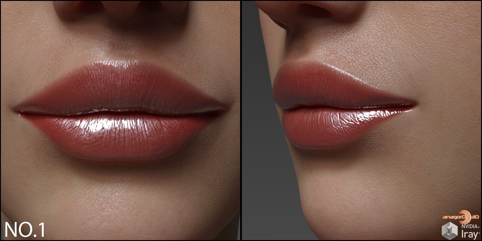 Big Lips Morphs for G8F Vol 1_DAZ3D下载站