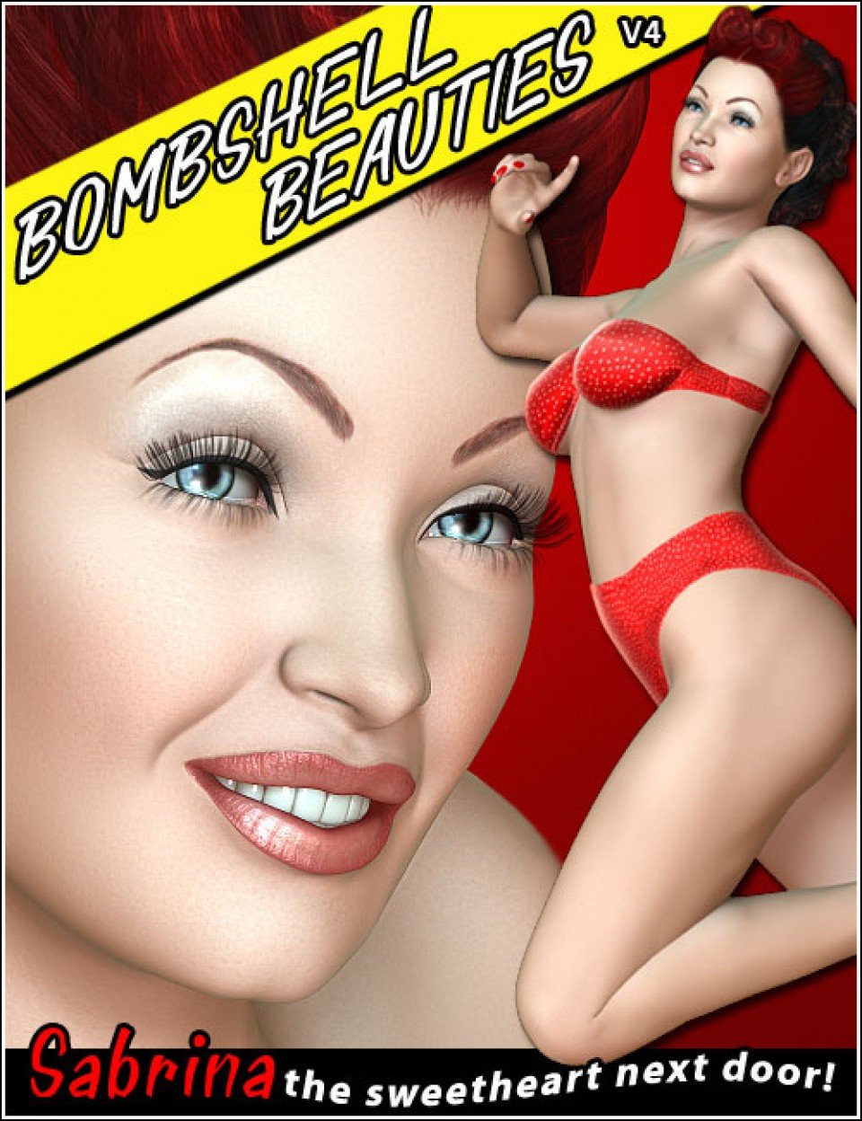 Bombshell Beauties Sabrina V4_DAZ3D下载站