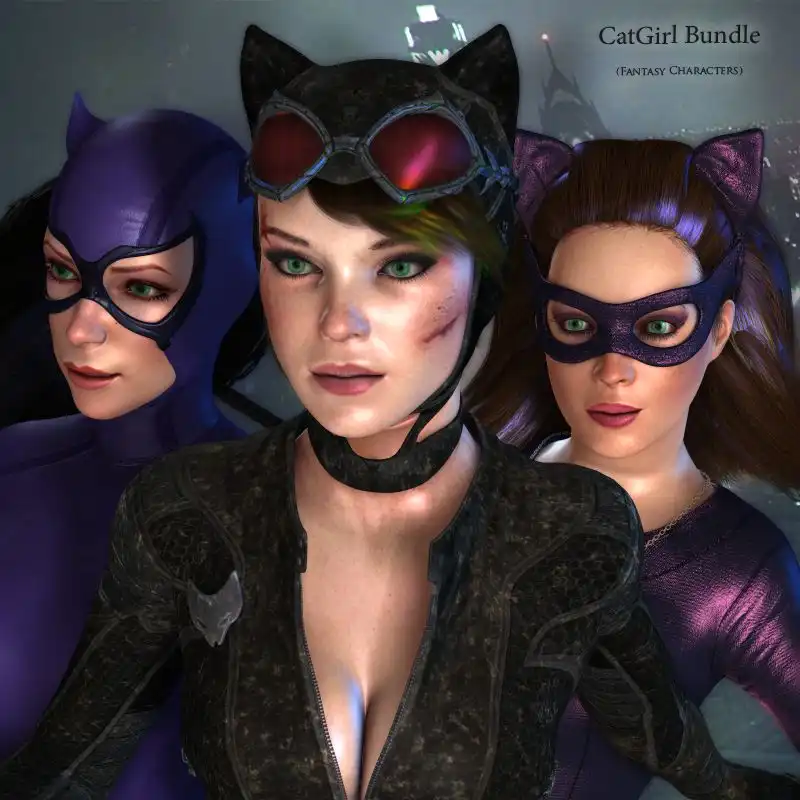 CatGirl Bundle_DAZ3DDL