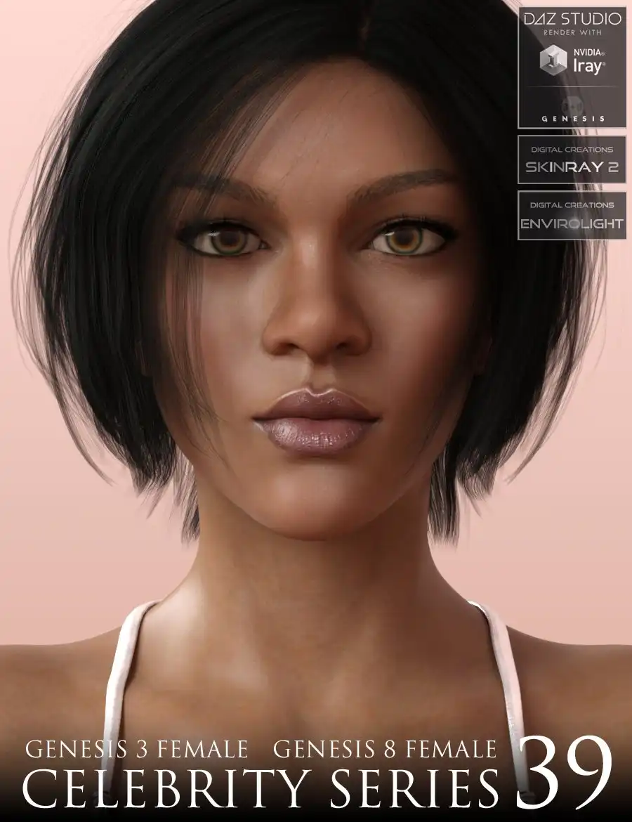 Celebrity Series 39 for Genesis 3 and Genesis 8 Female_DAZ3D下载站