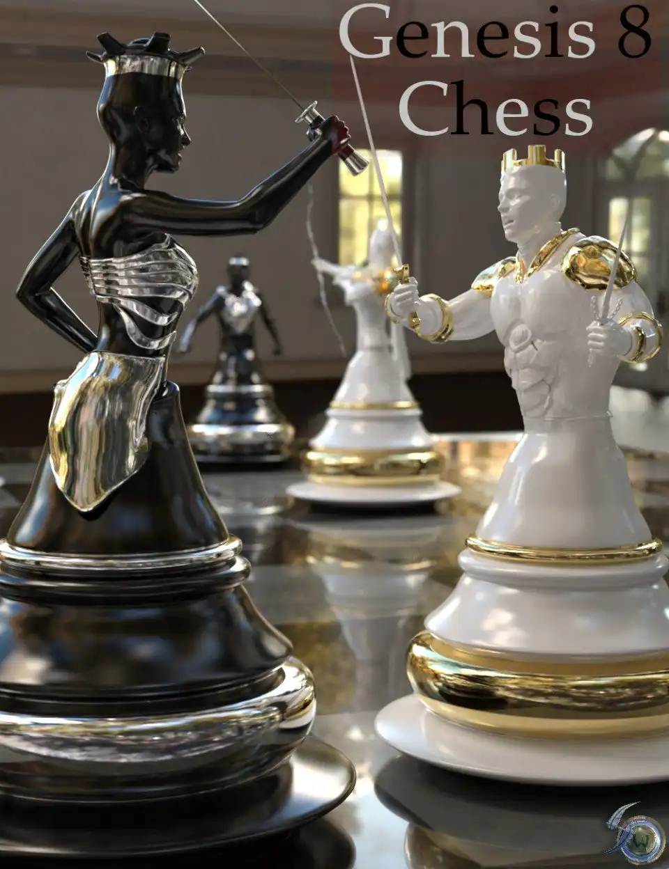 Chess for Genesis 8_DAZ3DDL