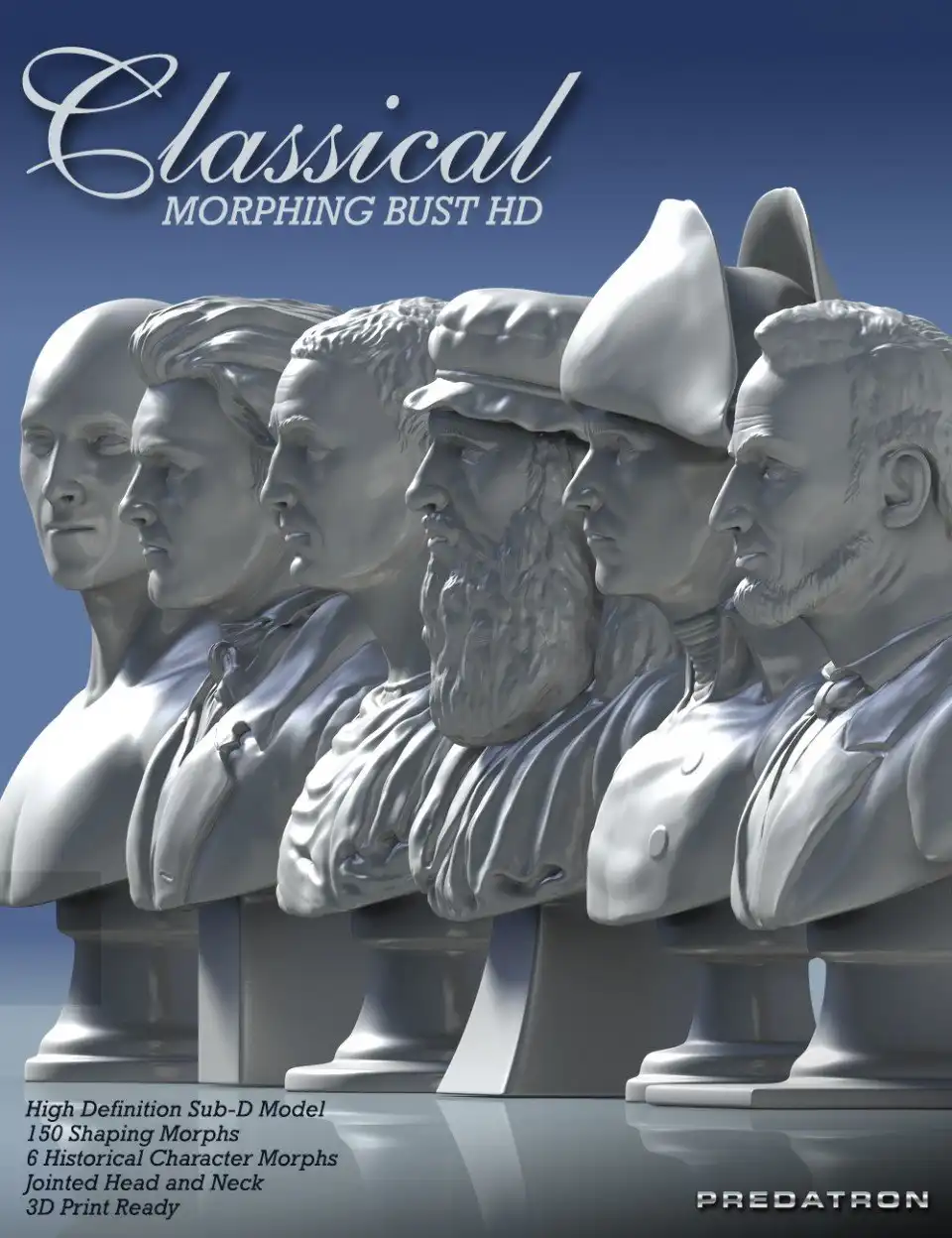 Classical Morphing Bust HD_DAZ3D下载站