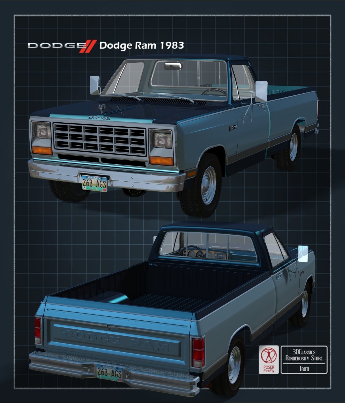DODGE RAM 1983_DAZ3DDL