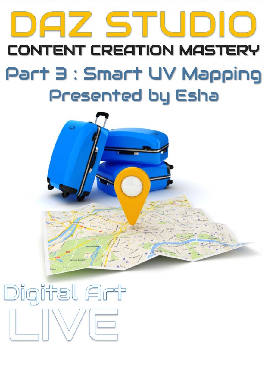Daz Studio Content Creation Mastery Part 3: Smart UV Mapping_DAZ3D下载站