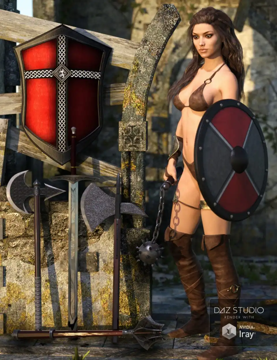Defender Props_DAZ3D下载站