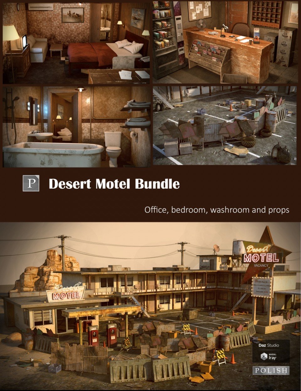Desert Motel Bundle_DAZ3DDL