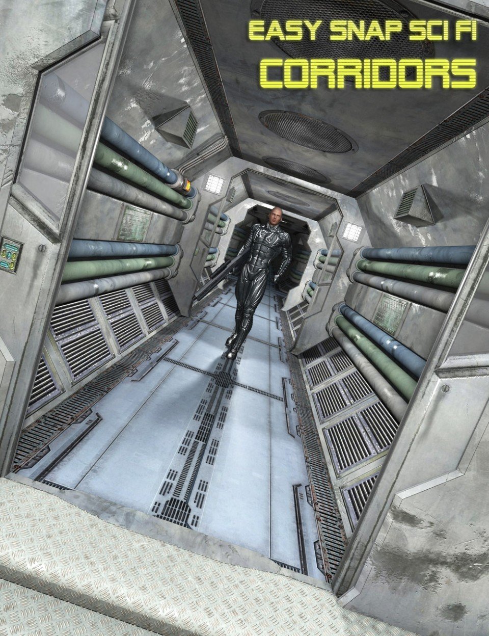 Easy Snap Sci Fi Corridors_DAZ3DDL
