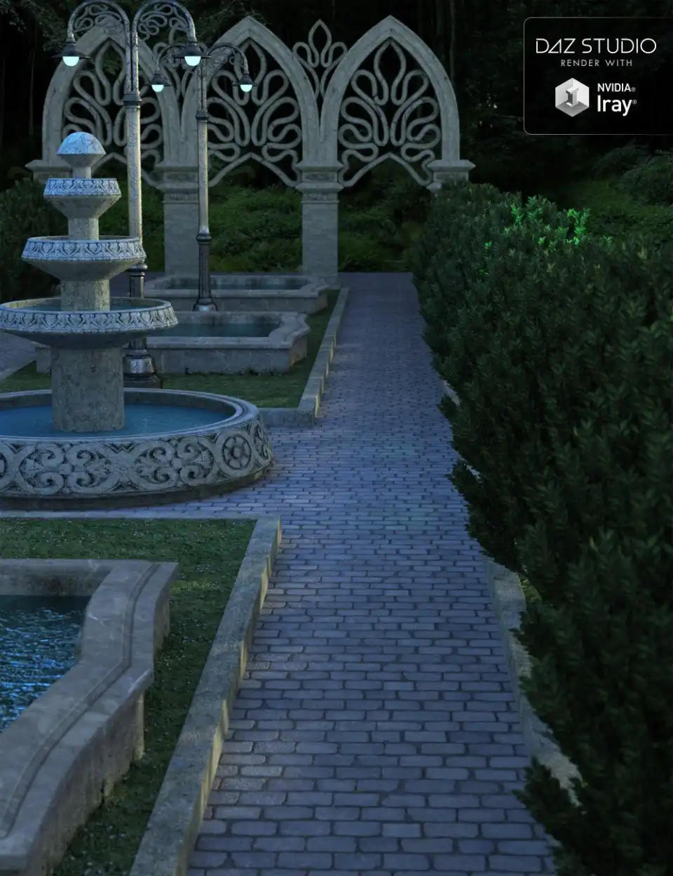 Elven Pathway_DAZ3D下载站