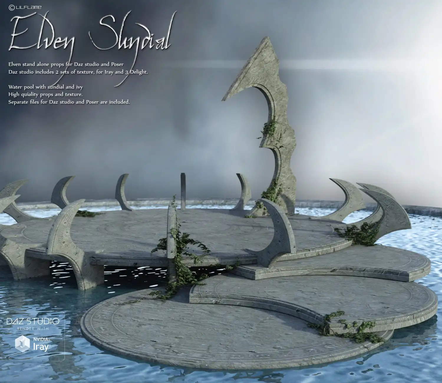 Elven Sundial_DAZ3DDL