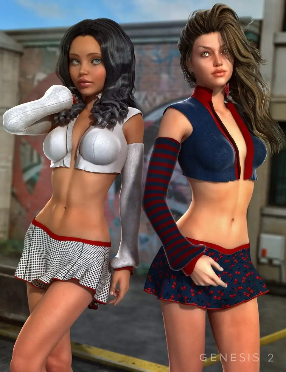 Extra Credit Outfit Textures_DAZ3D下载站