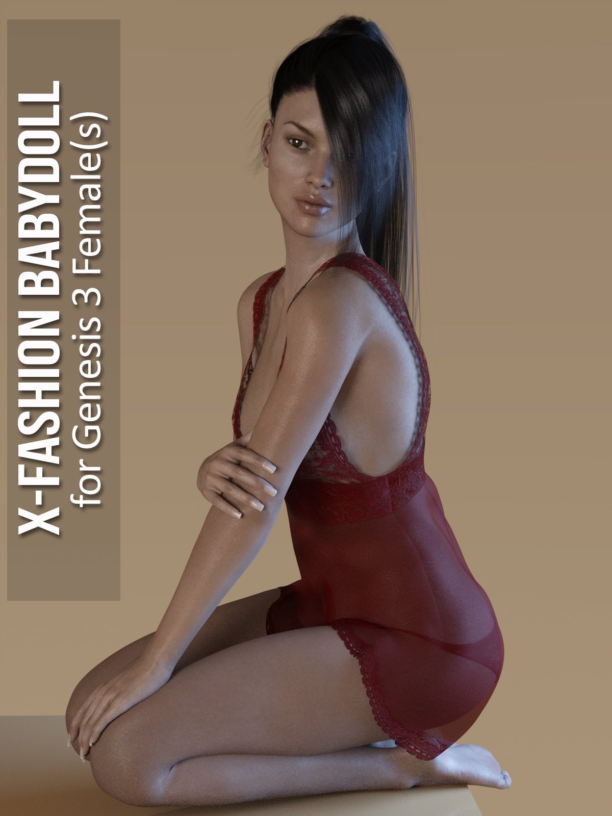 Fashion Babydoll for Genesis 3 Females_DAZ3D下载站