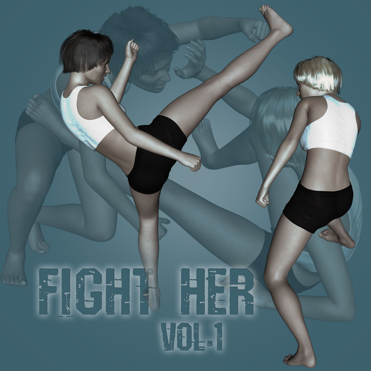 Fight Her vol.1 for Genesis 8 Female_DAZ3D下载站