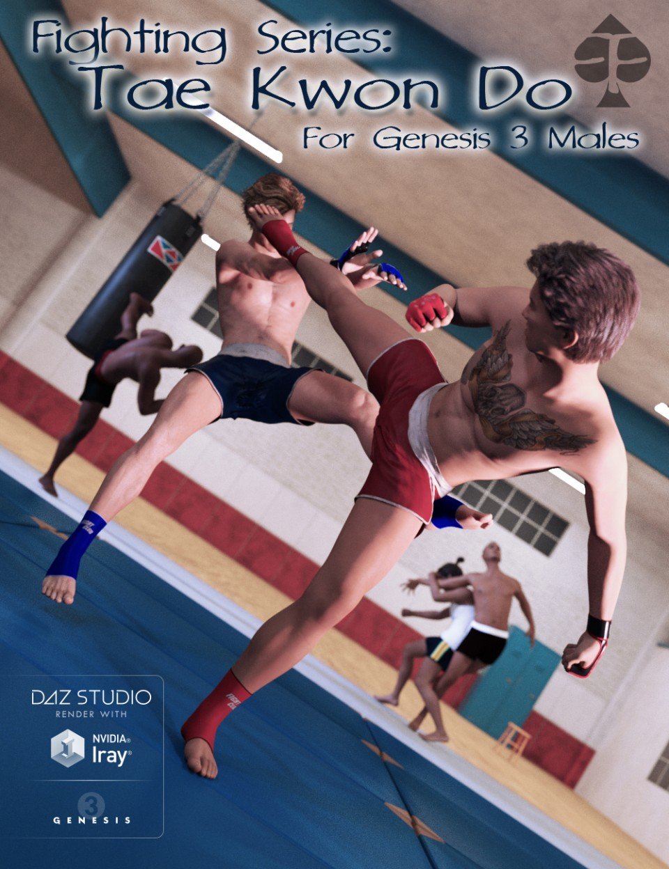 Fighting Series: Tae Kwon Do for Genesis 3 Male(s)_DAZ3DDL