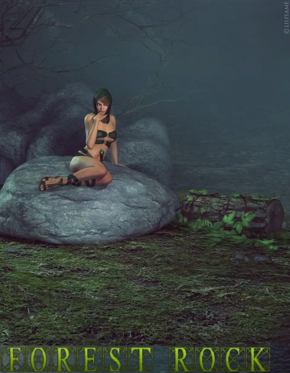 Forest Rock_DAZ3D下载站