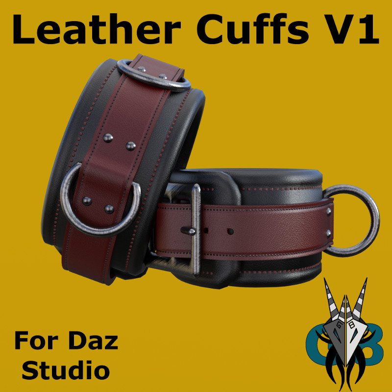 G8 Leather Cuffs V1_DAZ3DDL