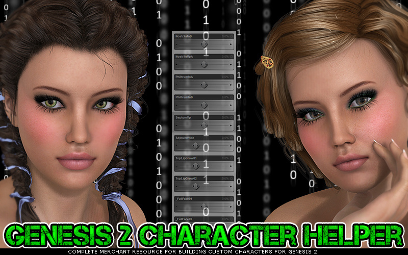 Genesis 2 Character Helper_DAZ3D下载站