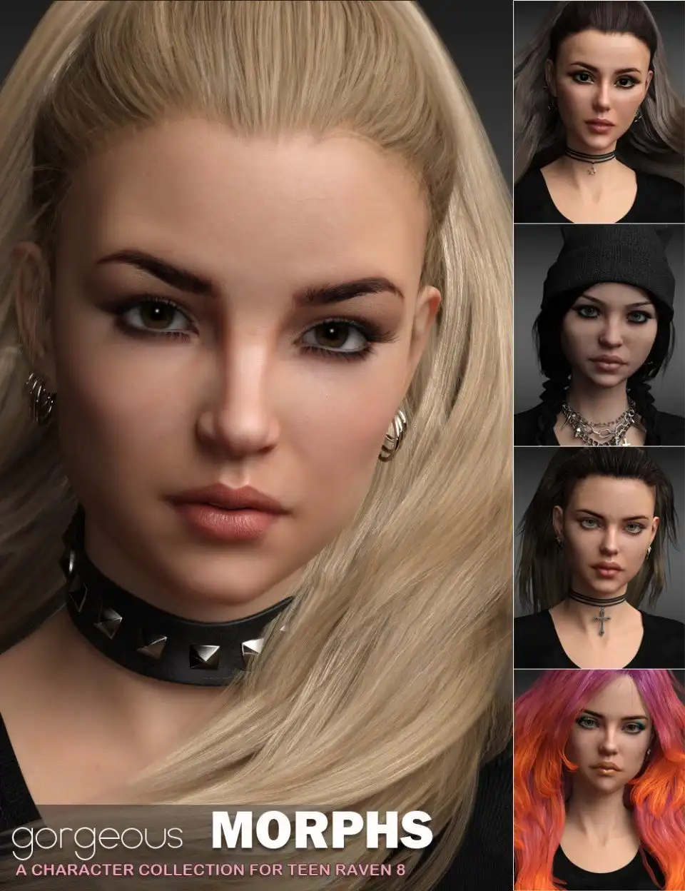 Gorgeous Morphs for Teen Raven 8_DAZ3DDL