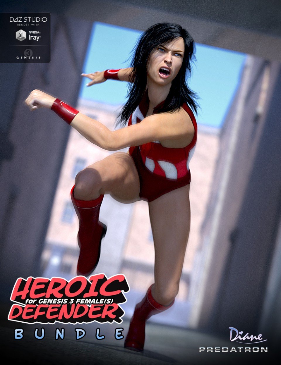 Heroic Defender Bundle_DAZ3D下载站