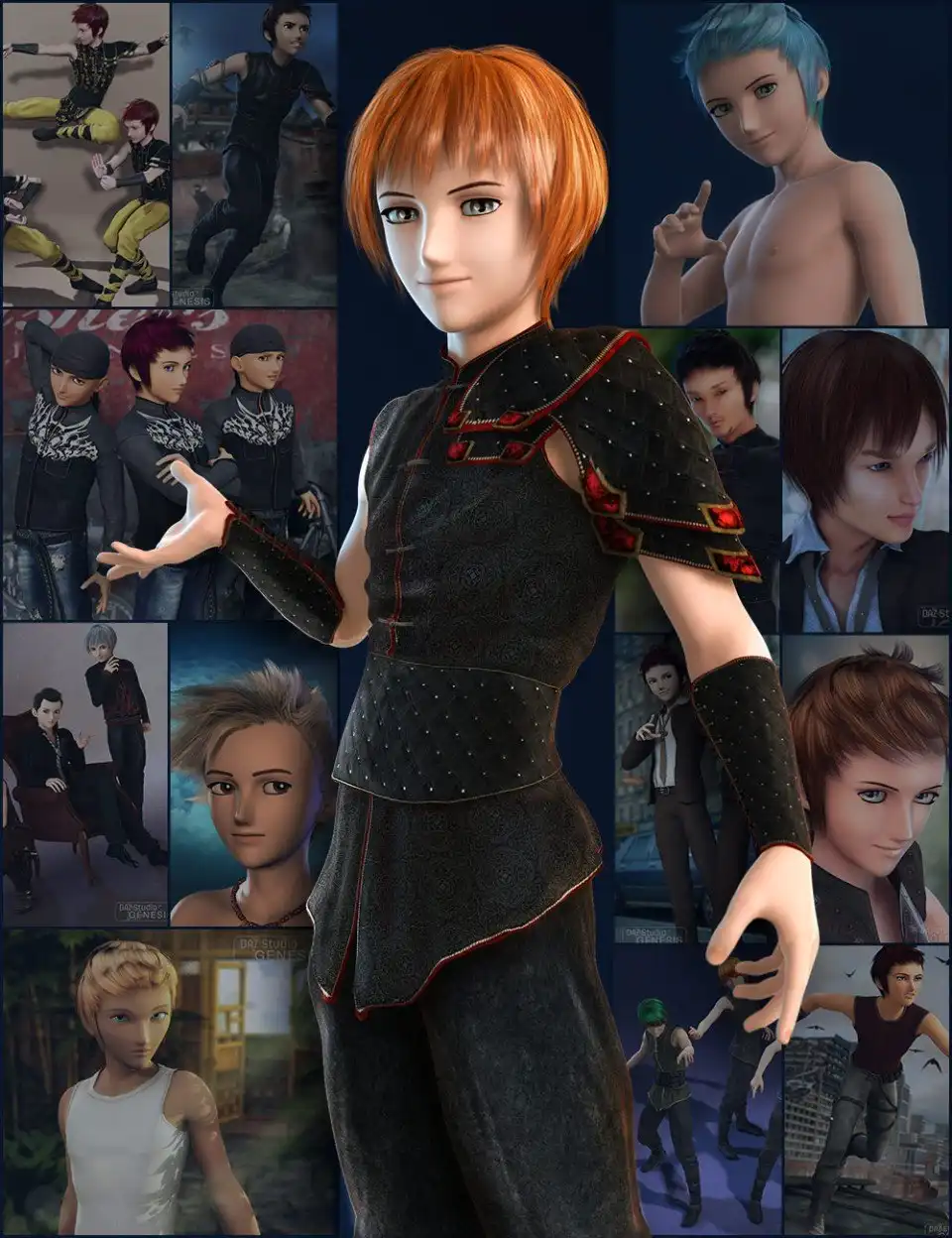 Hiro 5 Pro Bundle_DAZ3DDL