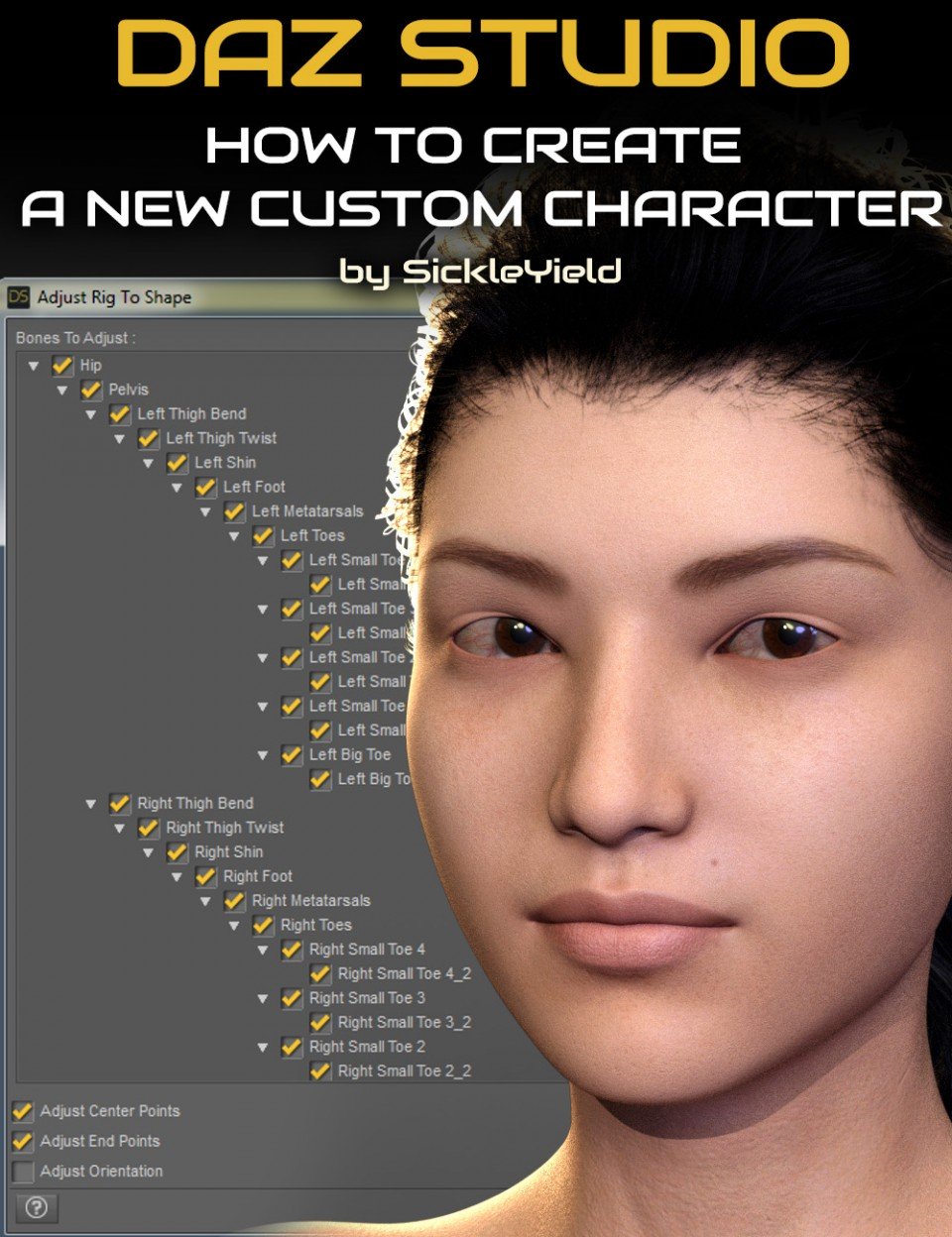 How to Create a New Custom Daz Studio Character_DAZ3D下载站