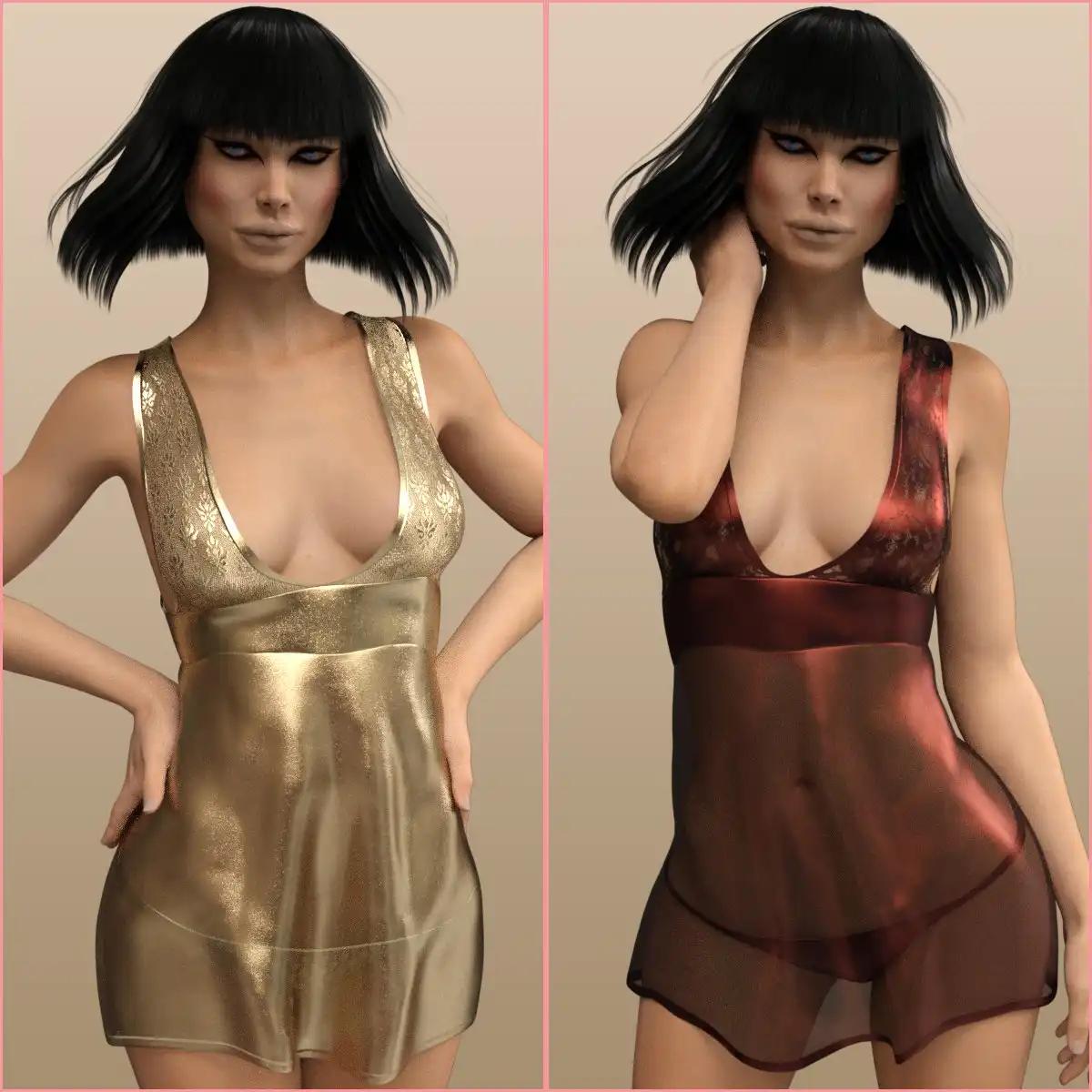 InStyle – Fashion Babydoll for Genesis 3 Females_DAZ3DDL