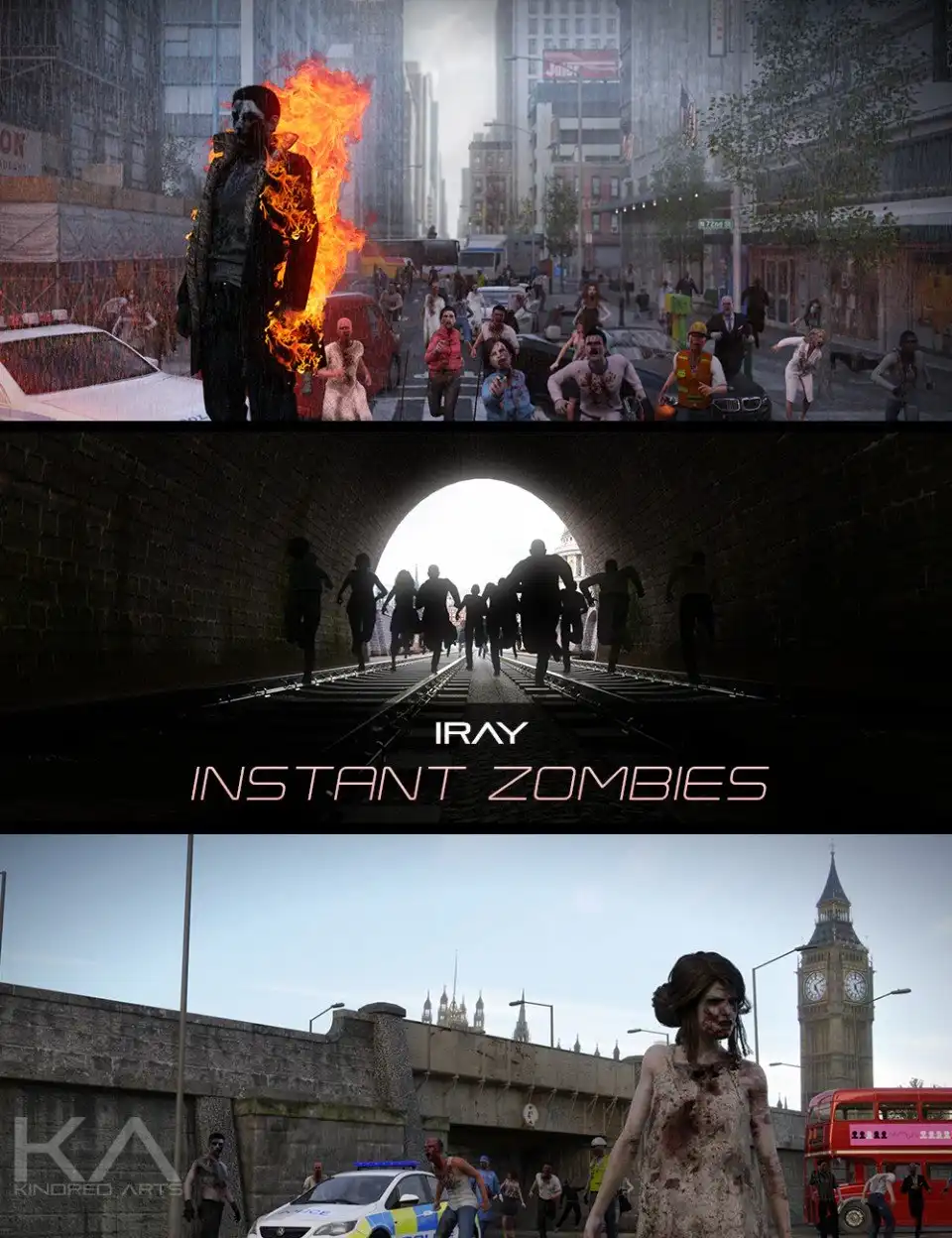 Iray Instant Zombies_DAZ3DDL