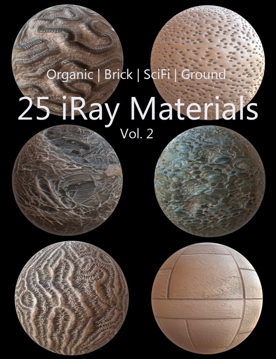 Iray Materials Collection Vol 2_DAZ3D下载站