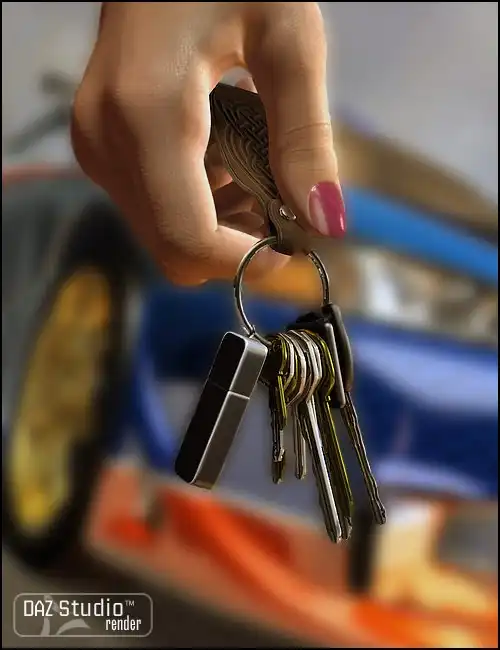 Key Chain_DAZ3D下载站