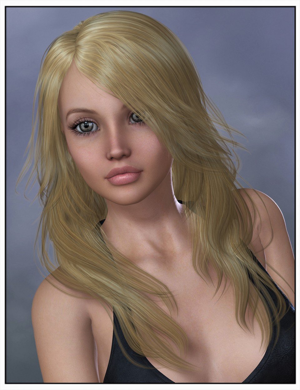 Lilyanne Hair for Genesis 2 Female(s) and Victoria 4_DAZ3D下载站