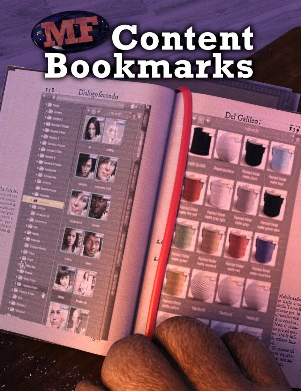 MF Content Bookmarks_DAZ3DDL