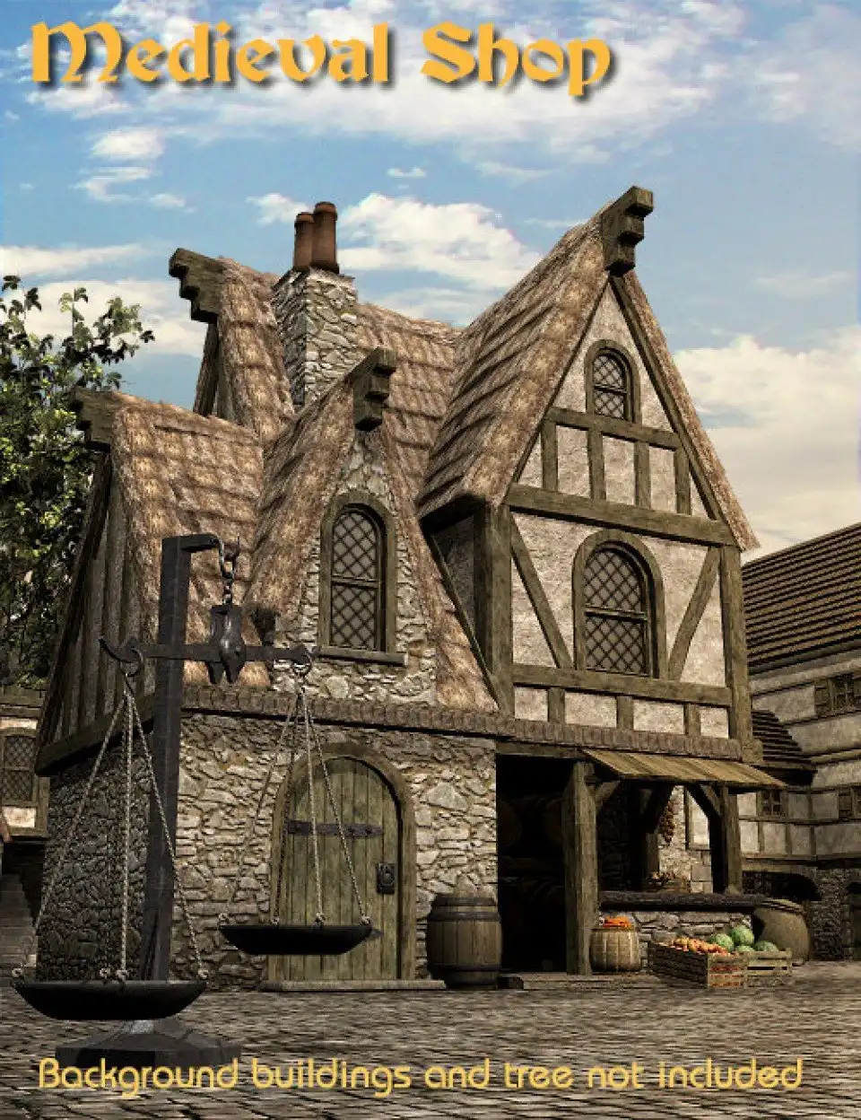 Medieval Shop_DAZ3D下载站