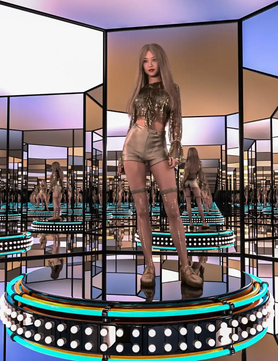 Mirror Rooms_DAZ3D下载站