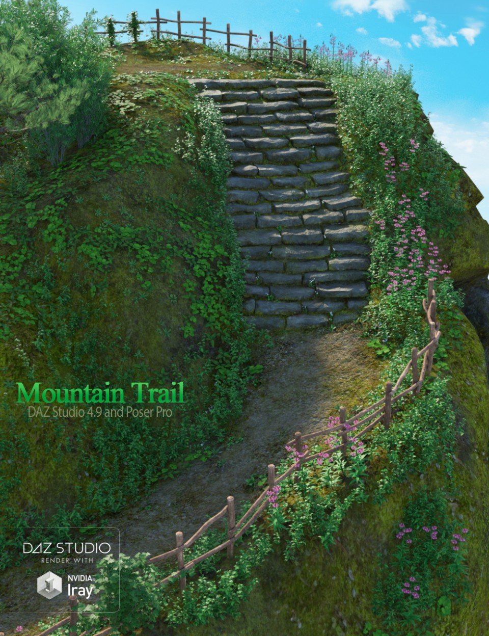 Mountain Trail_DAZ3D下载站
