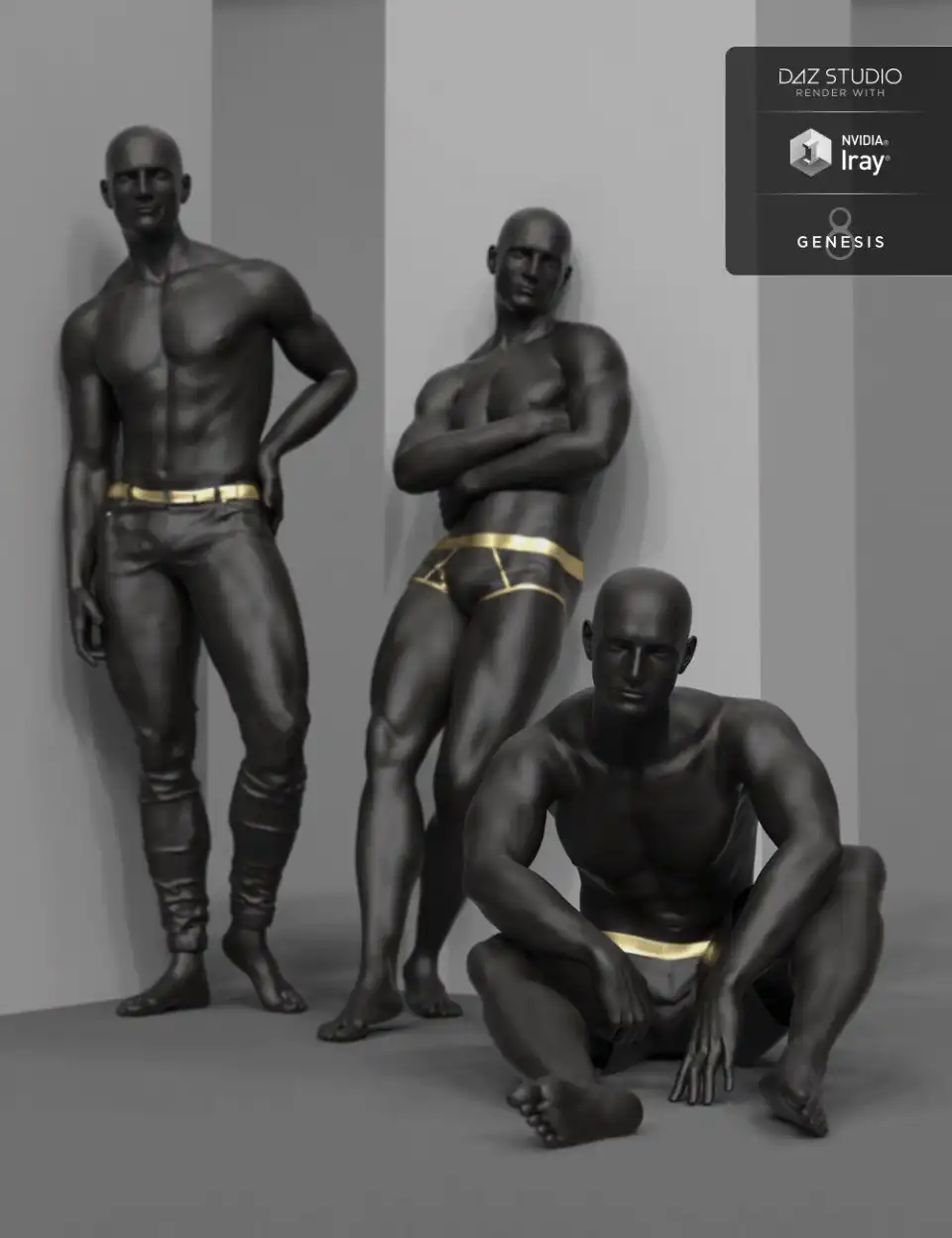 Noir Poses for Genesis 8 Male_DAZ3DDL