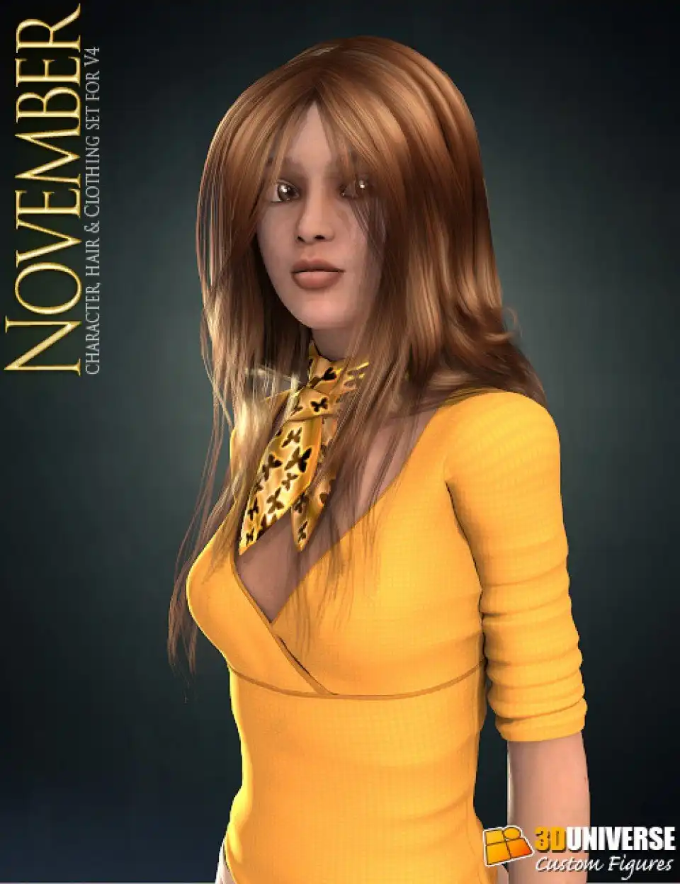 November for Victoria 4 Bundle_DAZ3D下载站