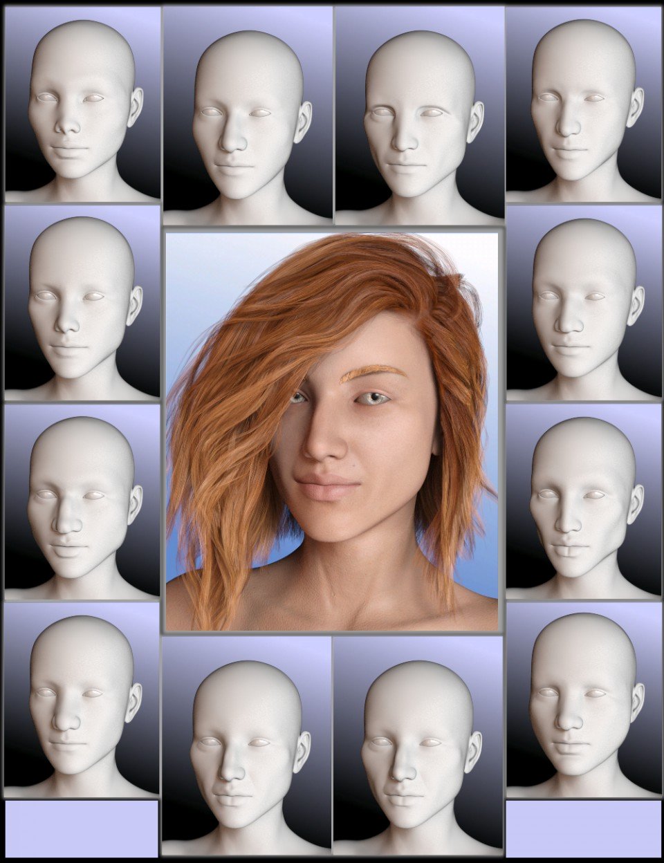 People of Earth: Faces of Europe Genesis 8 Female_DAZ3D下载站