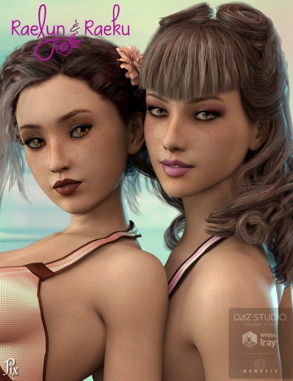Pix Raelyn-Raeku Character and Splash Swim Wear for Genesis 3 Female(s)_DAZ3DDL