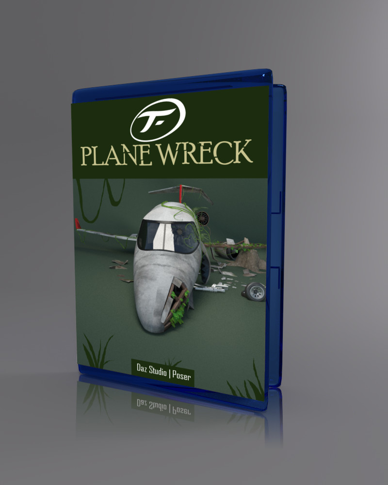 Plane Wreck_DAZ3D下载站